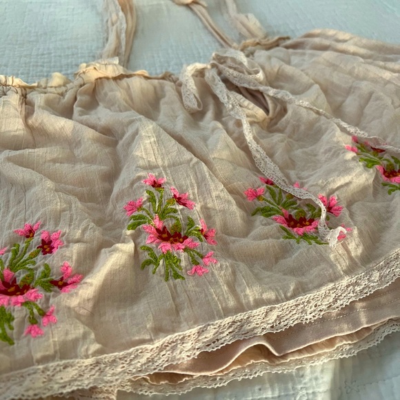 Free People “Golden Hour” boho flowy tank - Picture 2 of 4